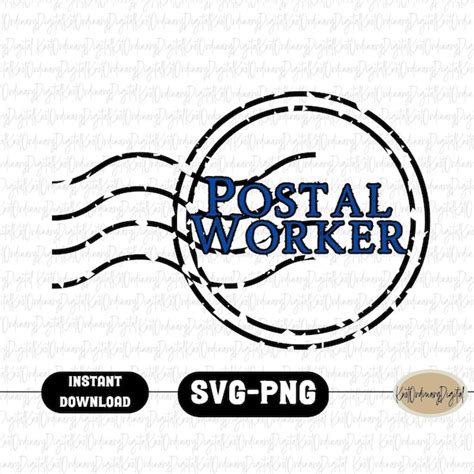 Delivering Smiles: Get Your Hands on a Free Postal Worker SVG for Your Next Crafting Project!