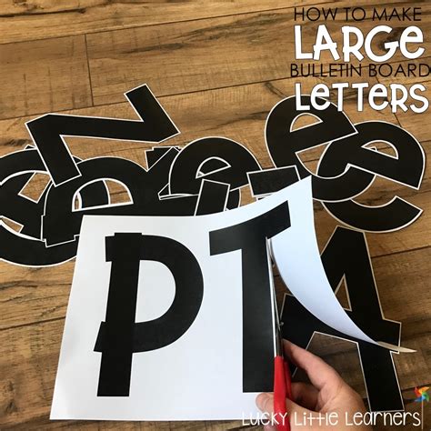 Poster Board Letters Printable