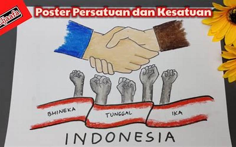 Poster Nilai Persatuan Dan Kesatuan