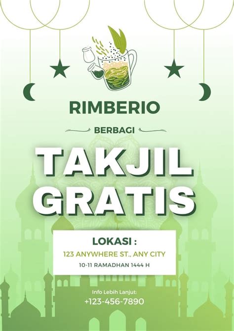 Poster Takjil Gratis