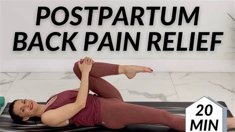 Postpartum Back Pain: Relief & Recovery Tips