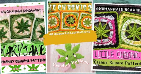 Pot Leaf Crochet Pattern Free