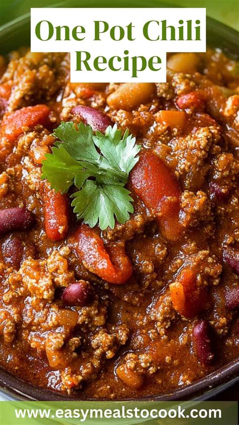 Pot Of Chili Recipe