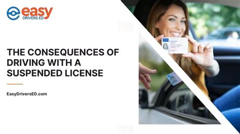 Potential Consequences of Driving on a Suspended License
