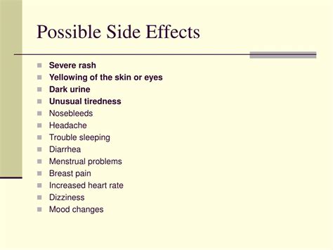 Potential Side Effects and Precautions