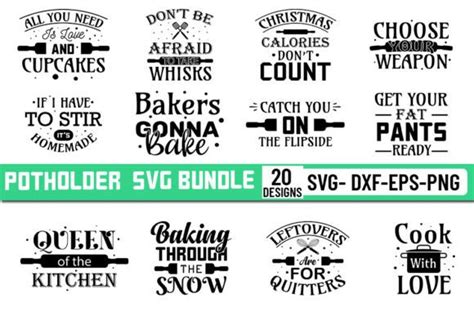 Stitch up Your Kitchen Décor with Free Potholder SVGs - Get Creative!
