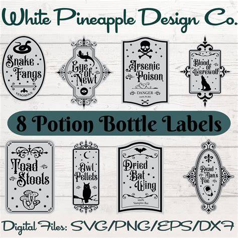 Magical Elixirs Made Easy with Captivating Potion Labels SVG Designs