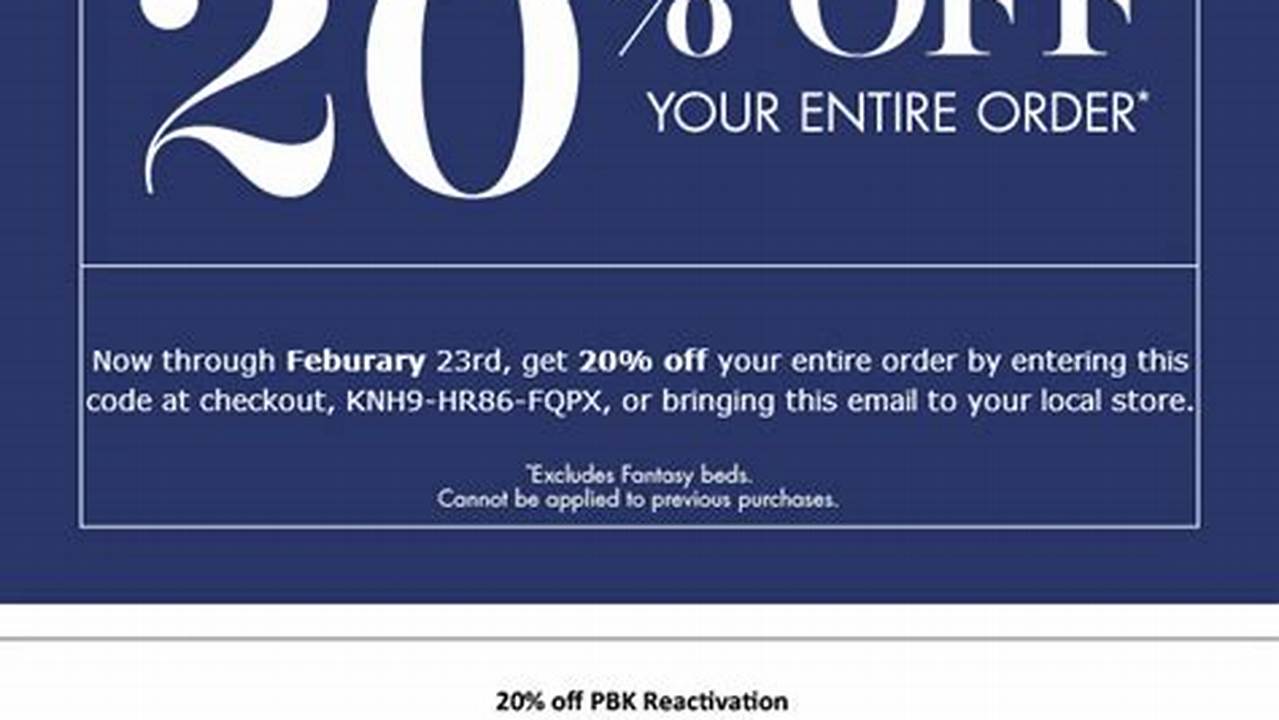 Pottery Barn Coupon Code March 2024 Code