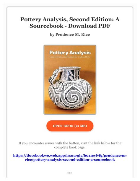 Pottery Analysis Second Edition: A Sourcebook Highlights
