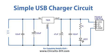 Power Up Anywhere: DIY 12V USB Charger Circuit Diagram for Quick Charging!