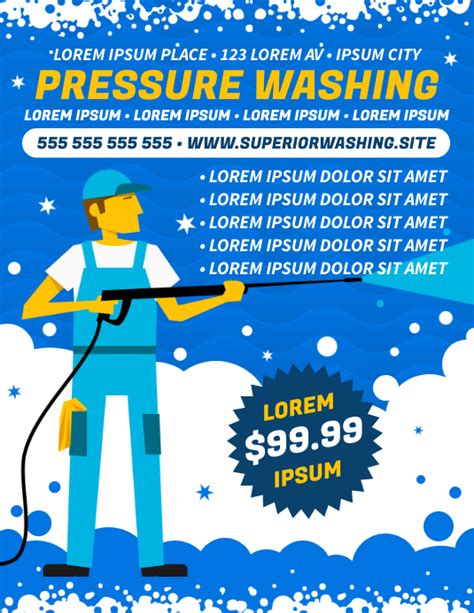 Power Washing Flyer Template