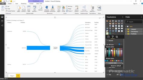 Power BI Custom Visual Flow Map YouTube