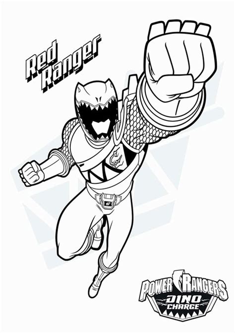 Power Ranger Printable Coloring Pages