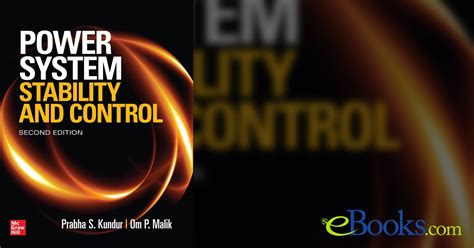 Power System Stability And Control Second Edition Highlights