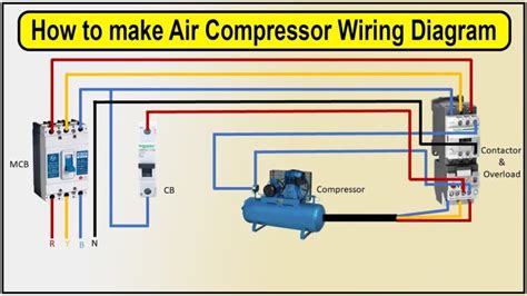 Power Up Your DIY: Unveiling the 240V Air Compressor Motor Wiring Diagram!