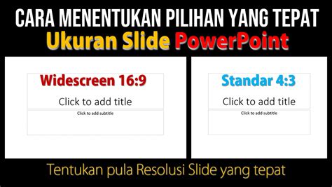 PowerPoint: Ukuran & Orientasi Slide Sempurna
