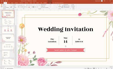 Powerpoint Invitation Templates Free