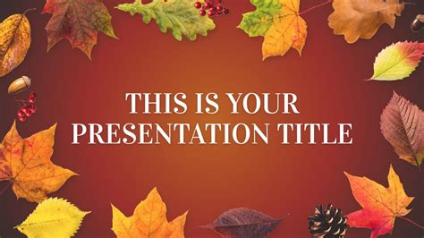 Powerpoint Templates For Fall