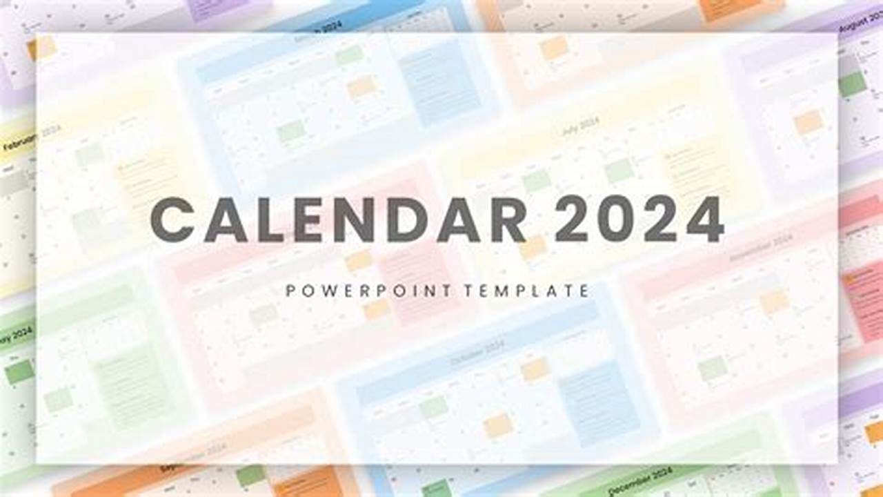 Powerpoint Calendar Template 2024 Editable Grid