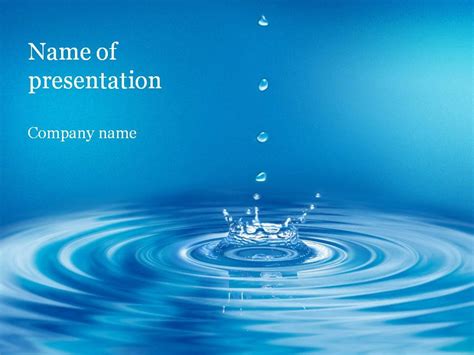 Powerpoint Template Water