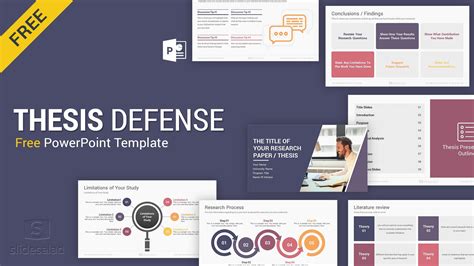 Free Thesis Presentation Powerpoint Template