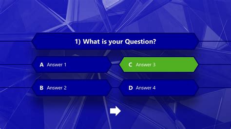 Powerpoint Multiple Choice Quiz Template