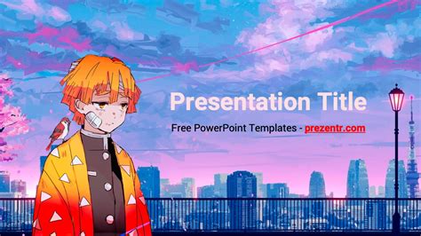 Powerpoint Template Anime