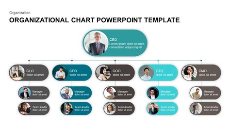 Ppt Template Organizational Chart