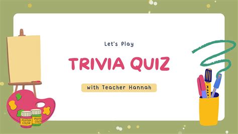 Ppt Trivia Template