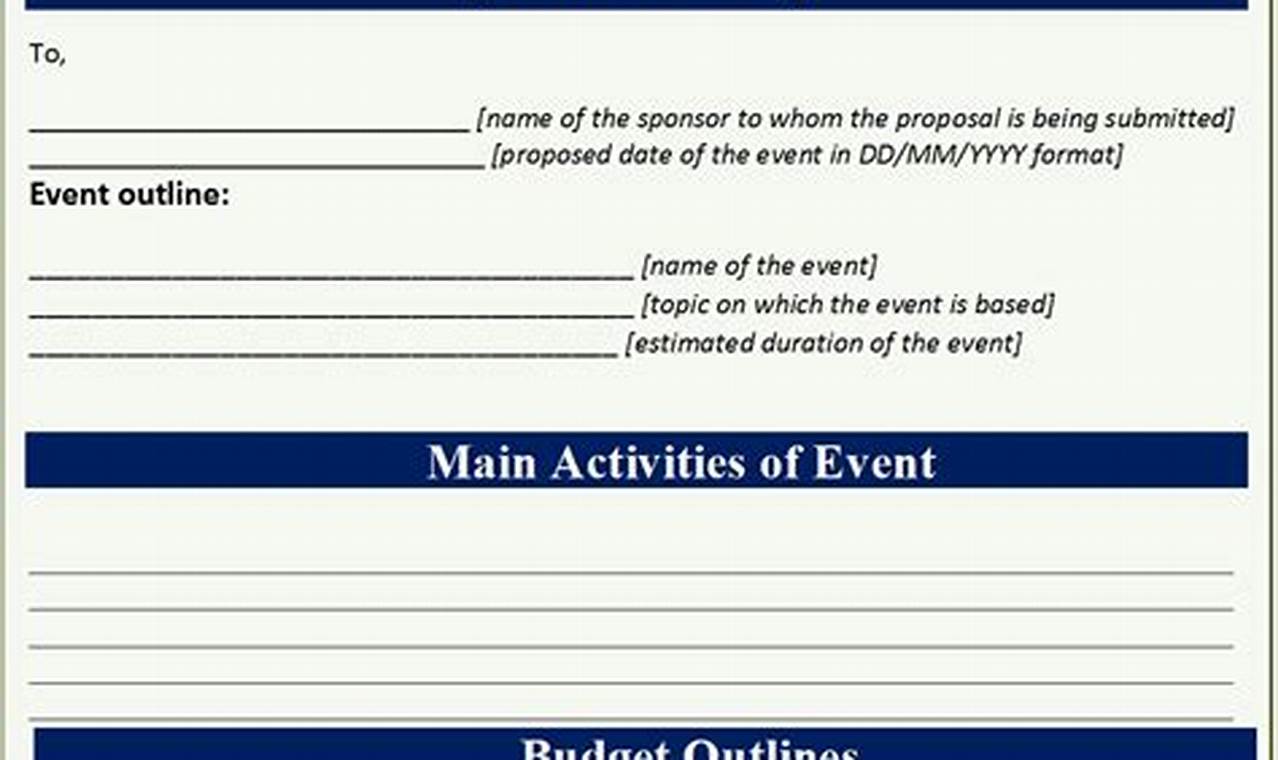 Practical Excel Templates for Project Proposals