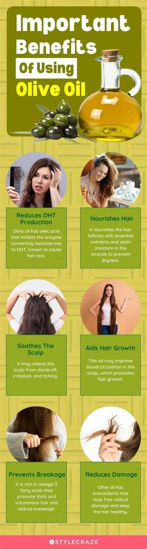 Practical Benefits of Using Olive Oil For Hair