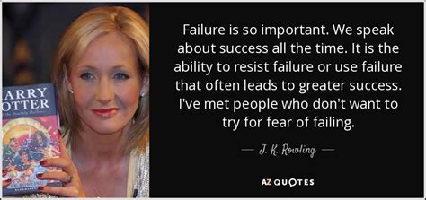 Practical Lessons from Rowling's Wisdom on Failure