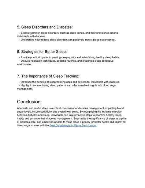 Practical Steps for Improving Sleep And Diabetes Control