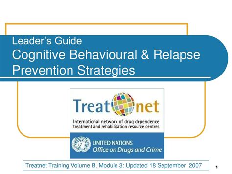 Practical Strategies for Cognitive Behavioral Relapse Prevention