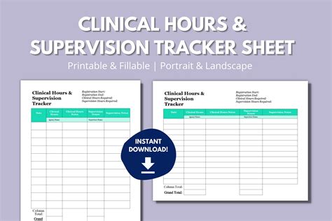 Practice Hours and Supervision