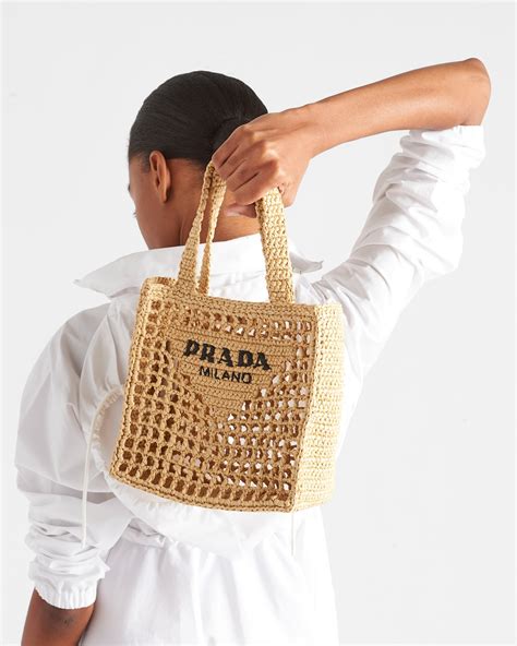 Prada Small Crochet Tote Bag