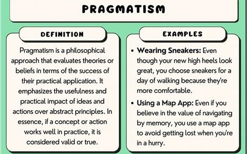 Pragmatism Meaning
