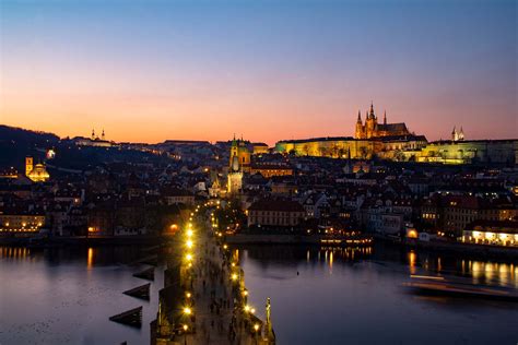 Prague Castle Sunset
