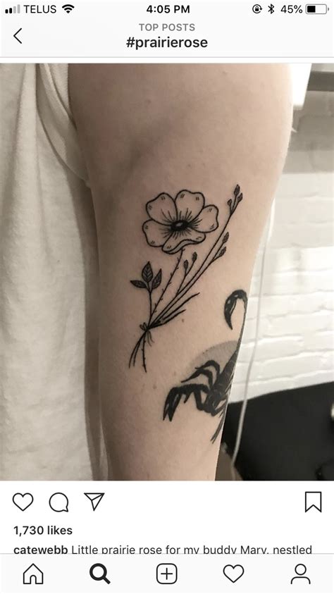 Prairie Rose Tattoo