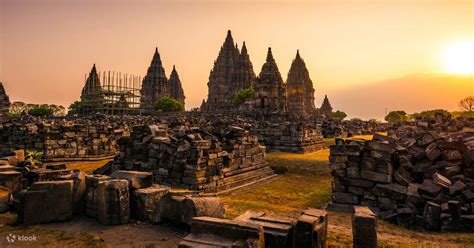 Prambanan Temple sunset