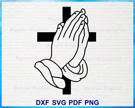 Divine Craftsmanship: Unleash the Serenity of Prayer Hands with our Exquisite Prayer Hands SVG Collection
