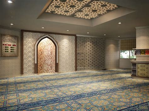 Prayer Mats in Islamic prayer room