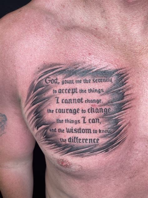 55 Inspiring Serenity Prayer Tattoo DesignsSerenity