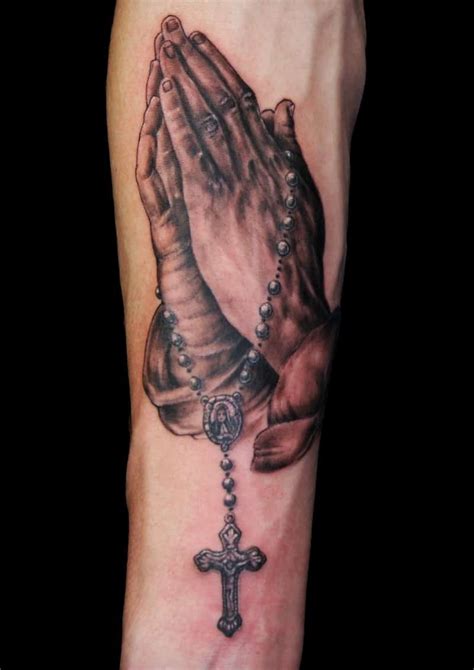 70 Praying Hands Tattoo Designs For Men Silence The Mind