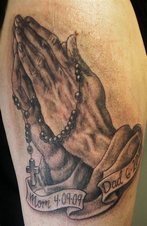 Praying Tattoo Hands