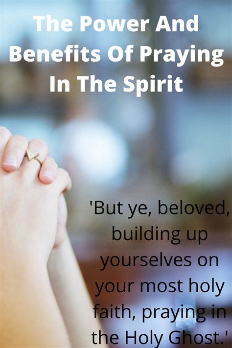 Praying for the Spirit