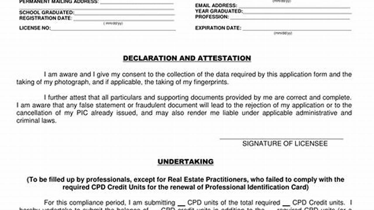 Prc 2024 Application Form Pdf Download