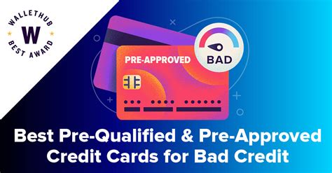 Pre Approved Credit Cards For Bad Credit