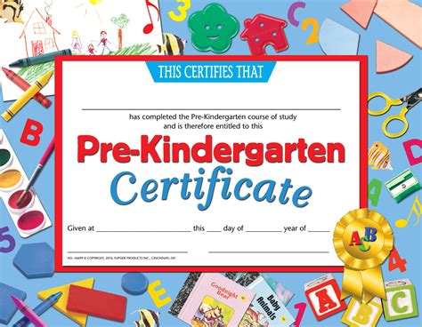 Pre K Certificates Printable