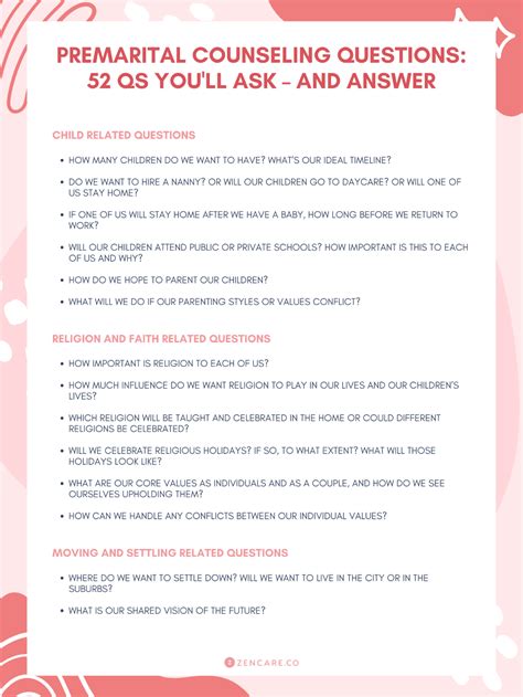 10 Must-Ask Pre Marriage Counseling Questions for a Stronger Relationship